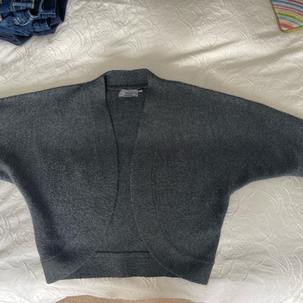 Anthropology gray sweater.